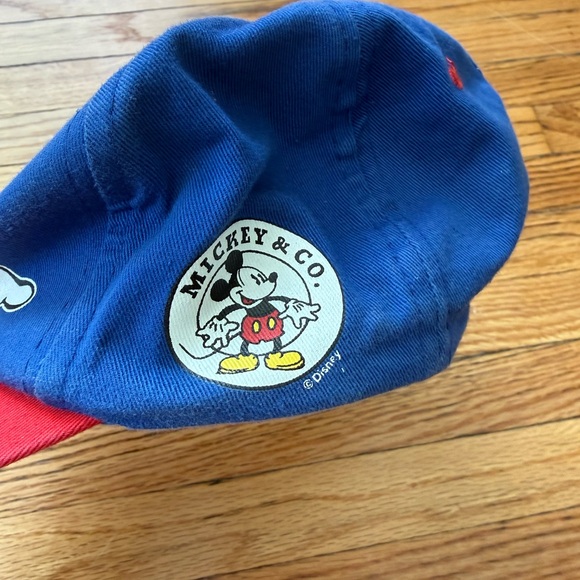 Vintage 90s Mickey & Co Snapback Colorblock Hat - Picture 2 of 4